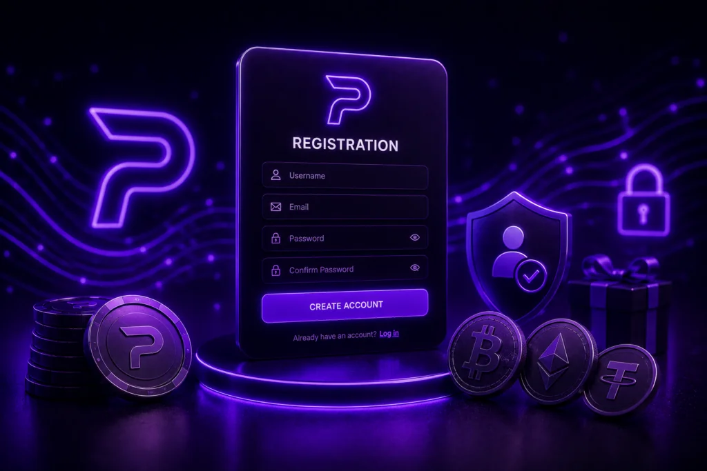 registration at pinco crypto casino