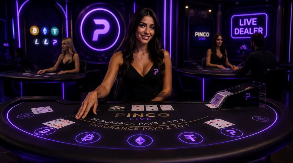 live dealer atcrypto pinco casino